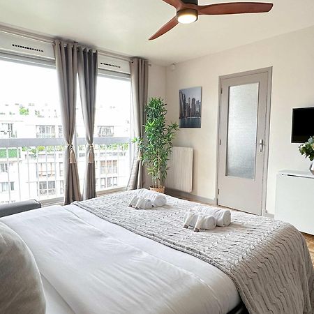 Brand-New Studio With Eiffel Tower View باريس المظهر الخارجي الصورة