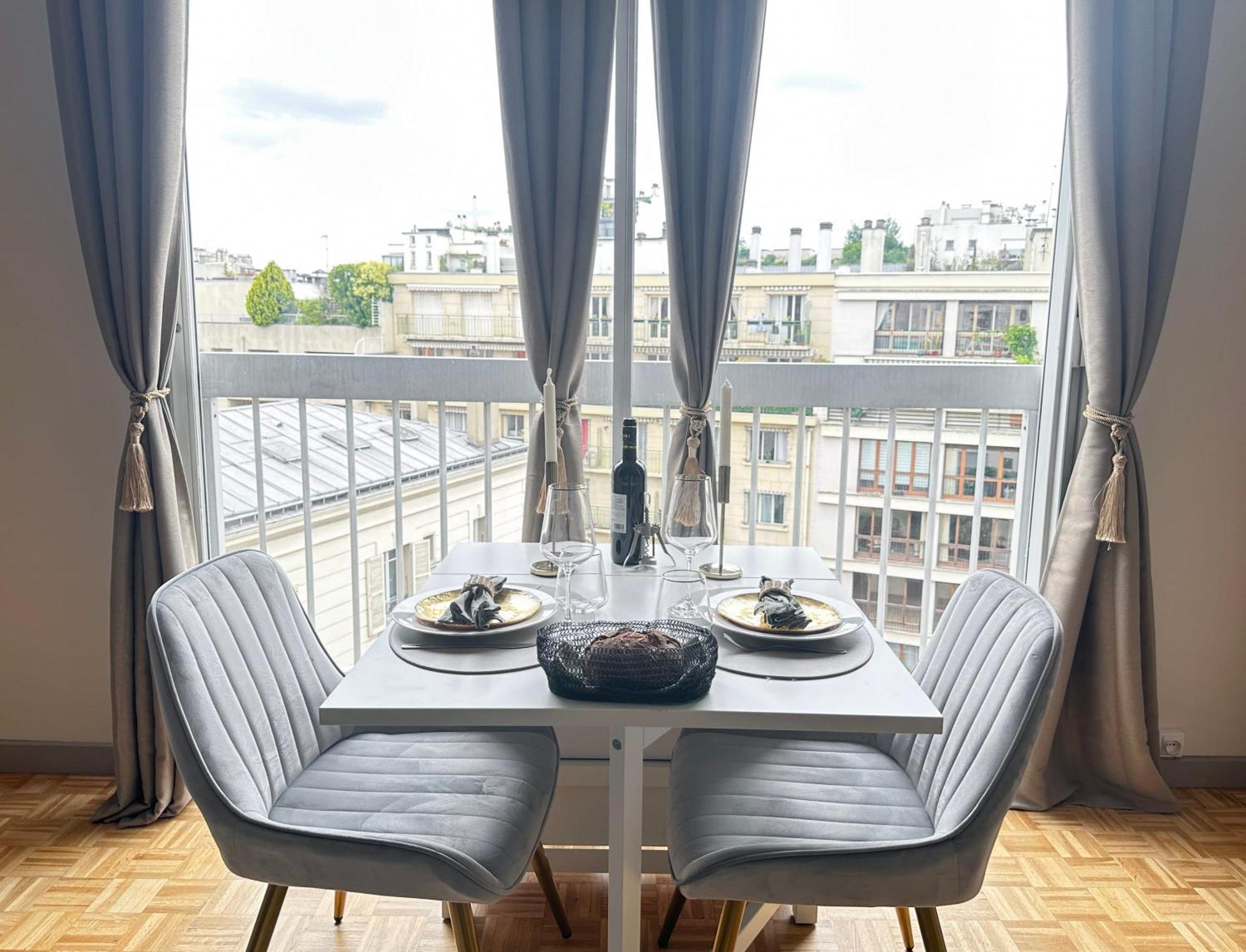 Brand-New Studio With Eiffel Tower View باريس المظهر الخارجي الصورة